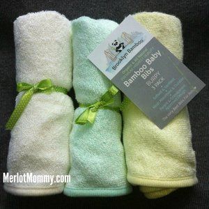 Brooklyn Bamboo Organic Baby Bibs 3pk